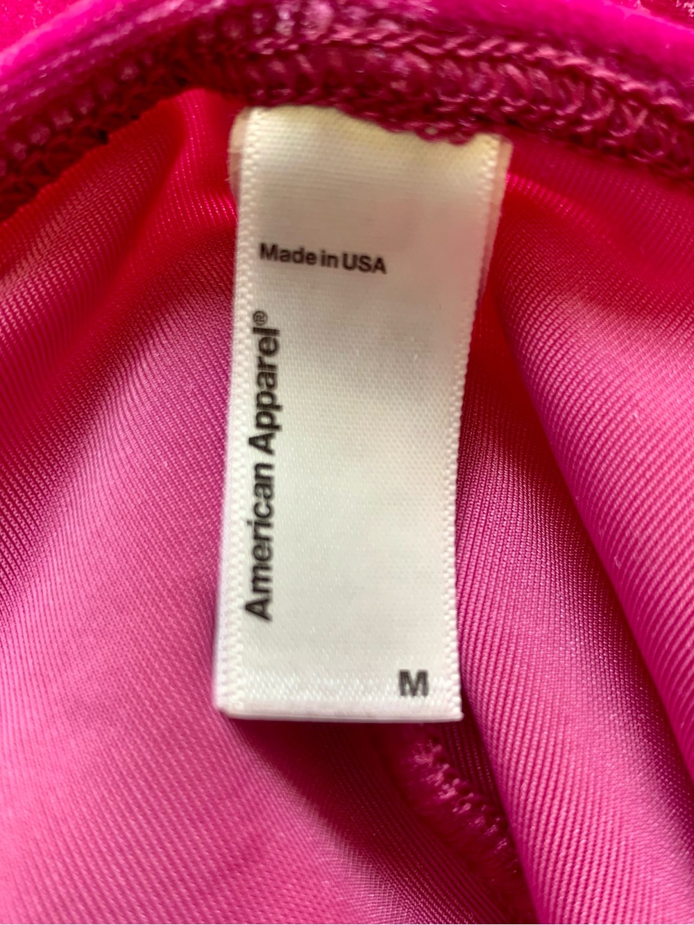 AMERICAN APPAREL Magenta Velvet Underwire Bustier Barbiecore Skater Dress Size M - Picture 5 of 6